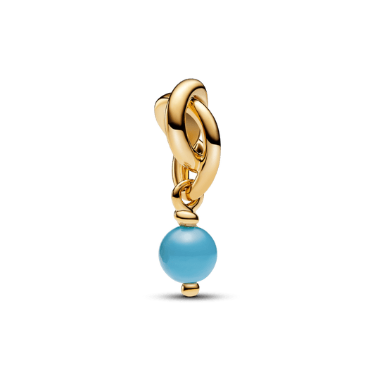 Tirkīza zilais mūžības apļa amulets