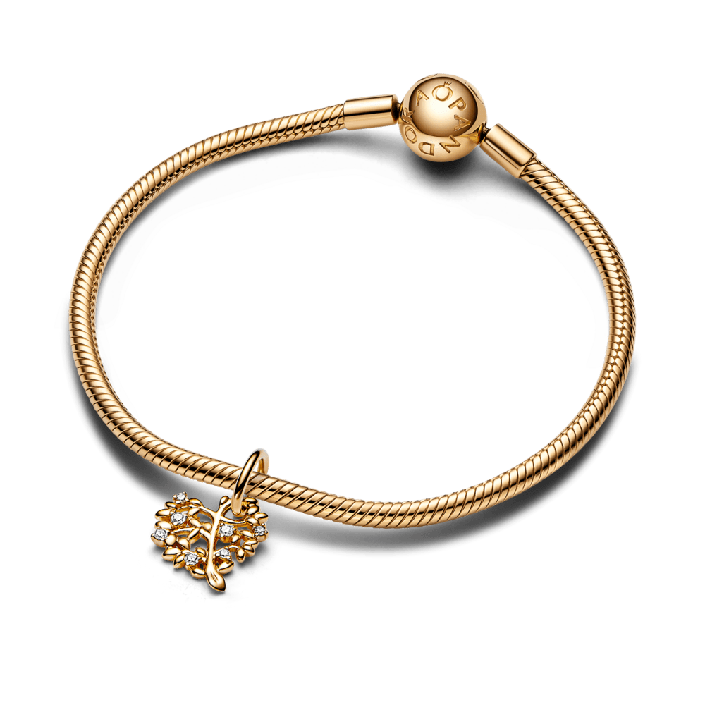 Mirdzošais piekarināmais sirsniņas un ģimenes koka amulets