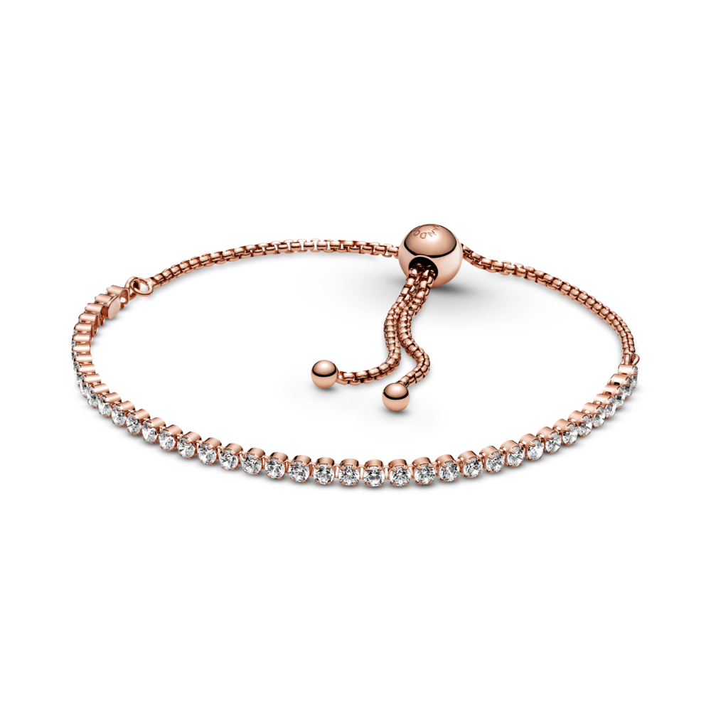 Sparkling Slider Tennis Bracelet