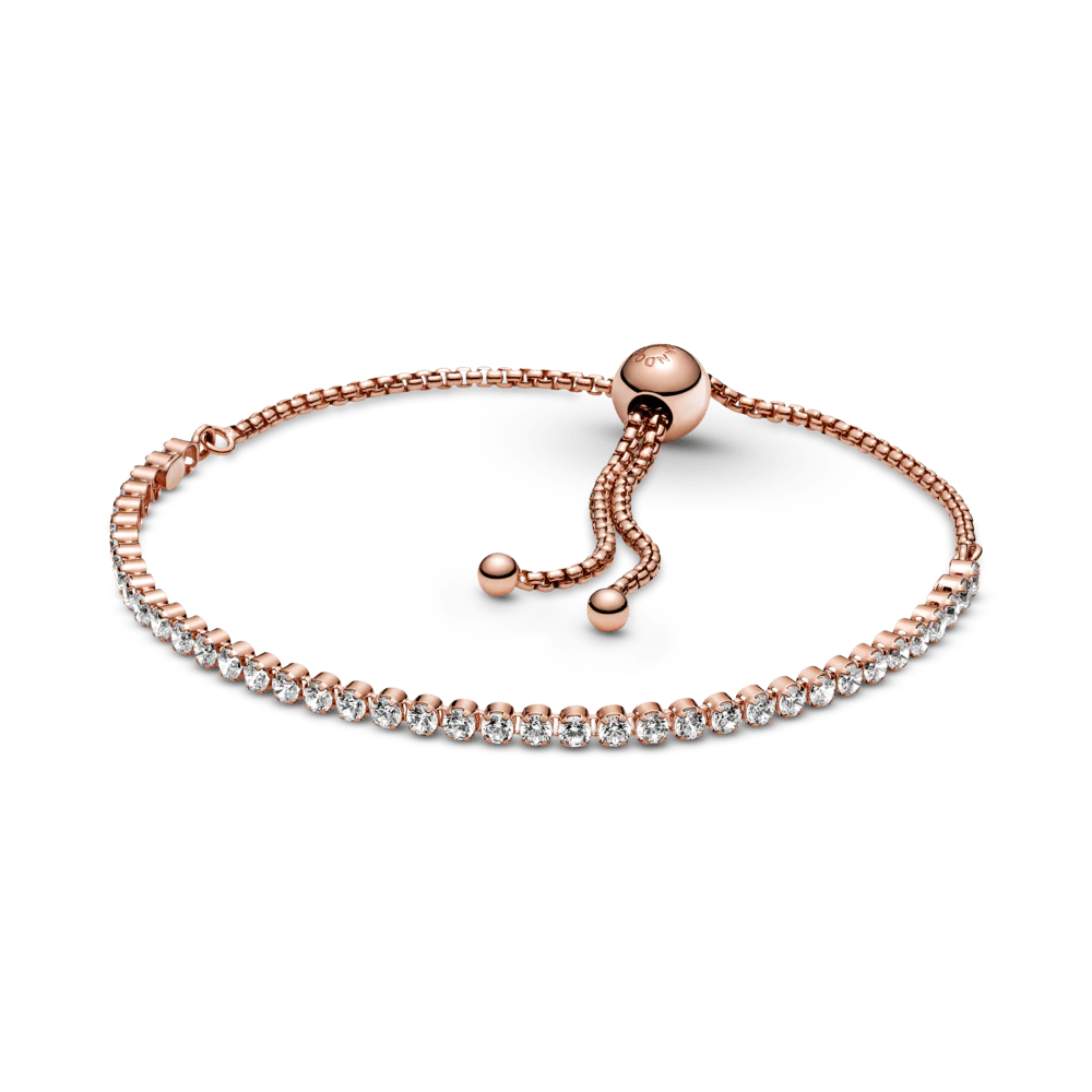 Sparkling Slider Tennis Bracelet