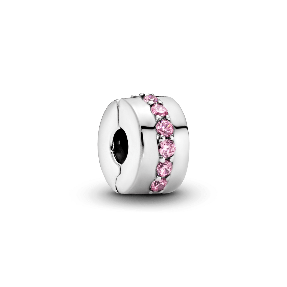 Rozā dzirkstošs amulets