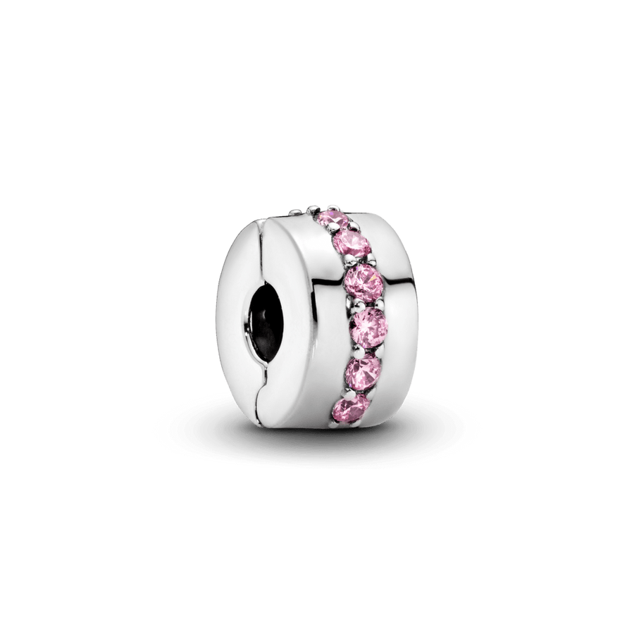 Rozā dzirkstošs amulets