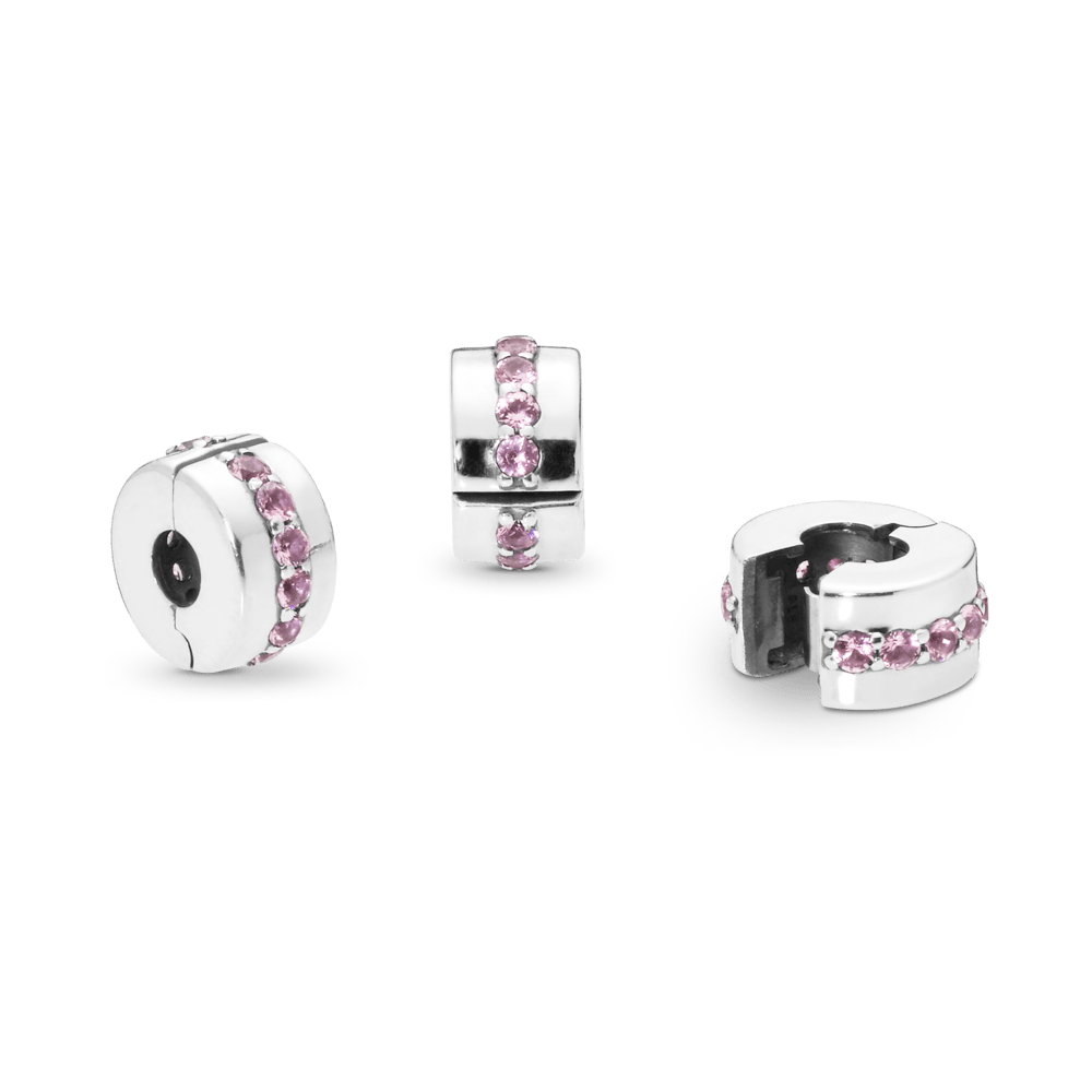 Rozā dzirkstošs amulets