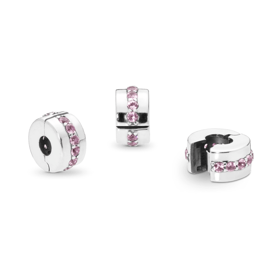 Rozā dzirkstošs amulets