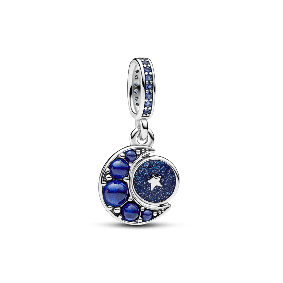 Dzirkstoši rotējošais mēness piekariņš