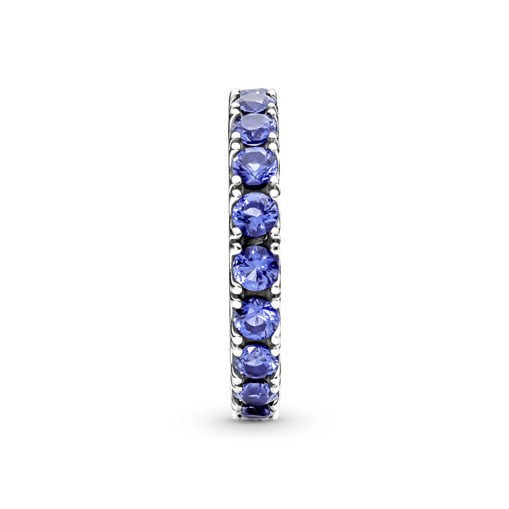 Mirdzošais mūžības gredzens ar rindiņām