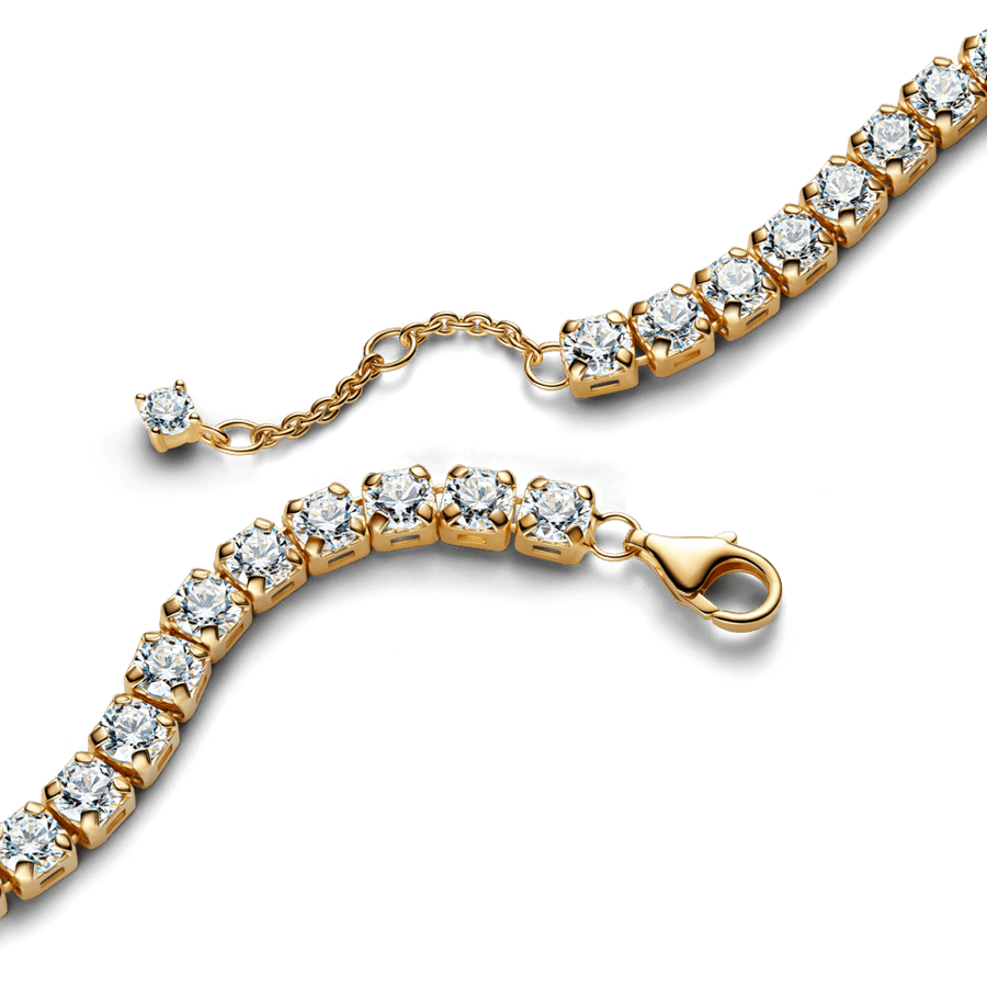 Mirdzoši greznā tenisa rokassprādze