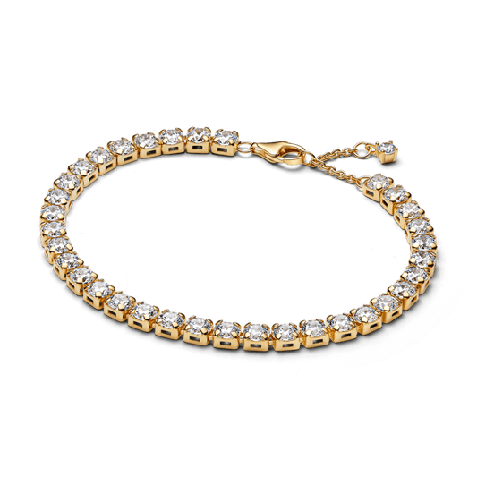 Mirdzoši greznā tenisa rokassprādze