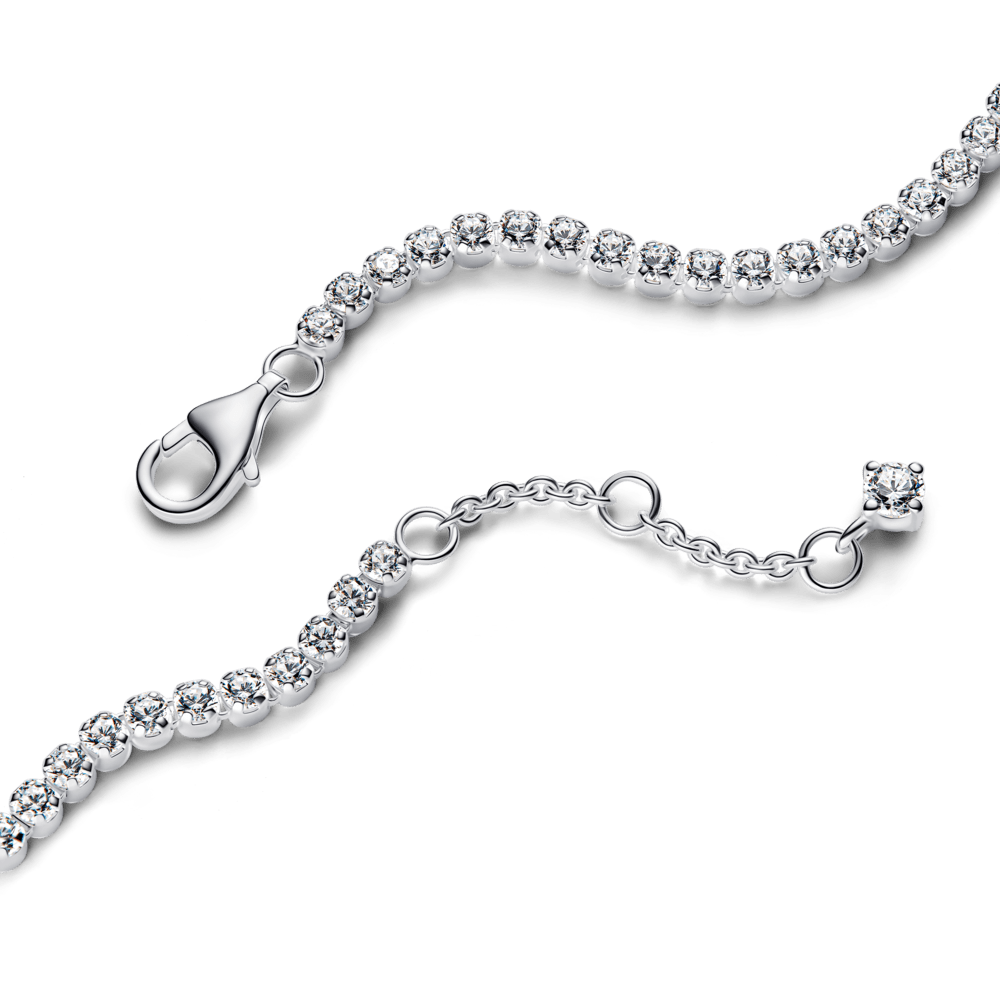 Mirdzošā tenisa rokassprādze