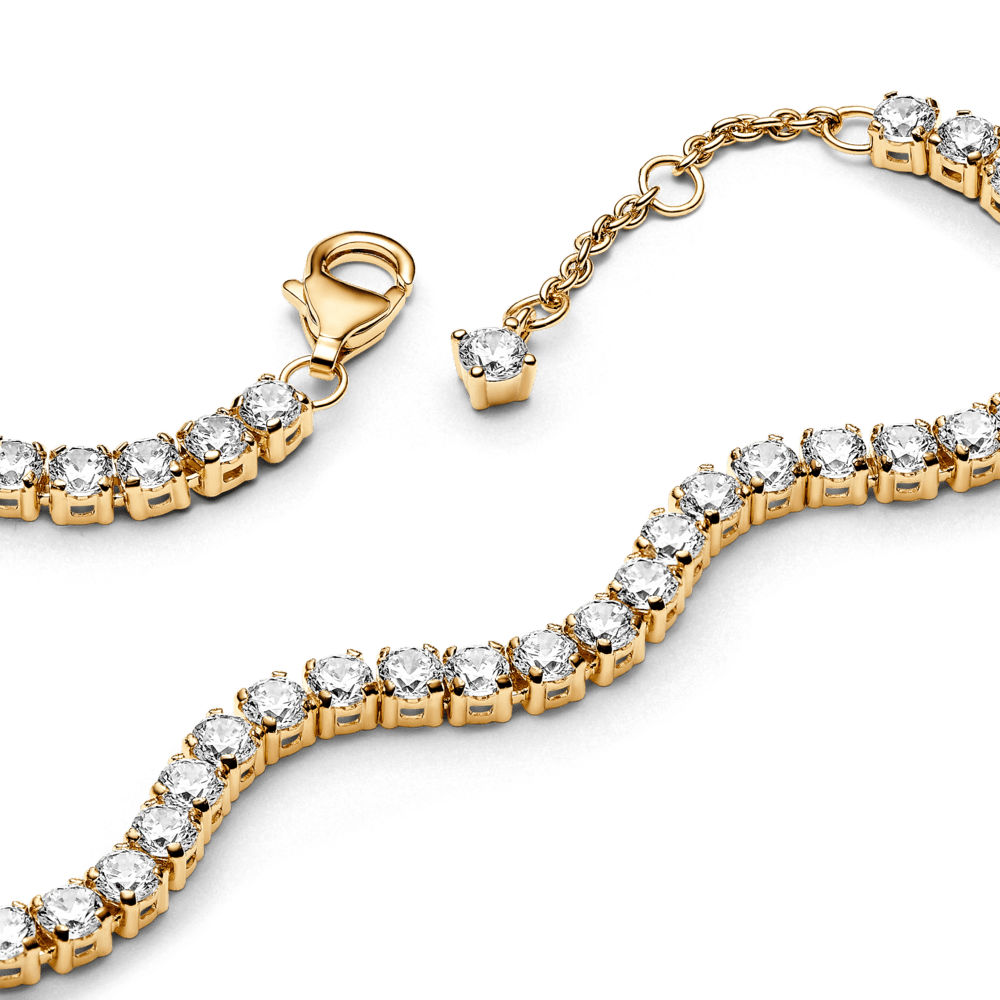 Mirdzošā tenisa rokassprādze