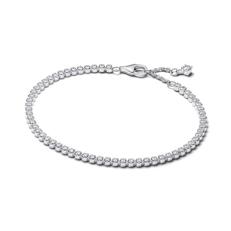 Mirdzošā tenisa rokassprādze