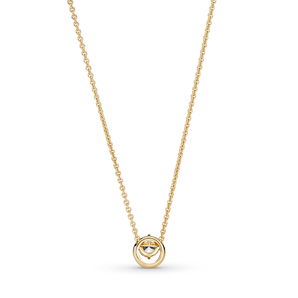 Mirdzošā, pieguļošā kaklarota ar kulonu