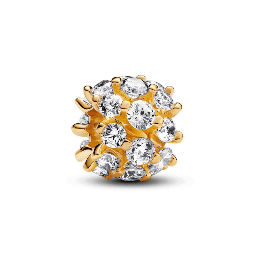 Mirdzošs apaļais amulets