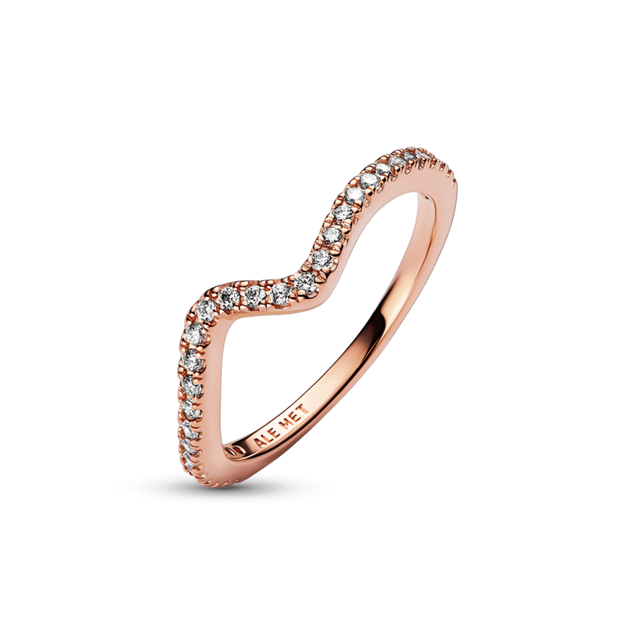 Mirdzošs viļņveida gredzens