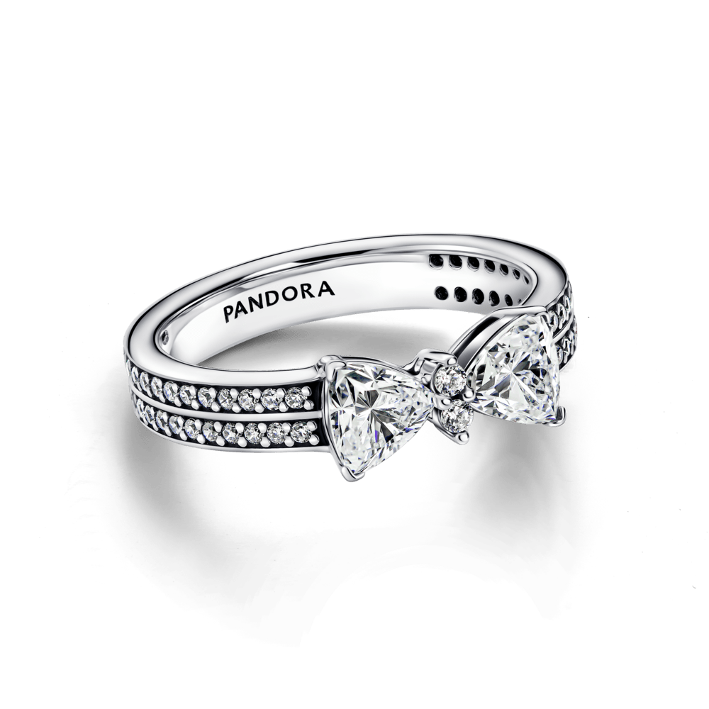 Mirdzoša tauriņa divrindu gredzens