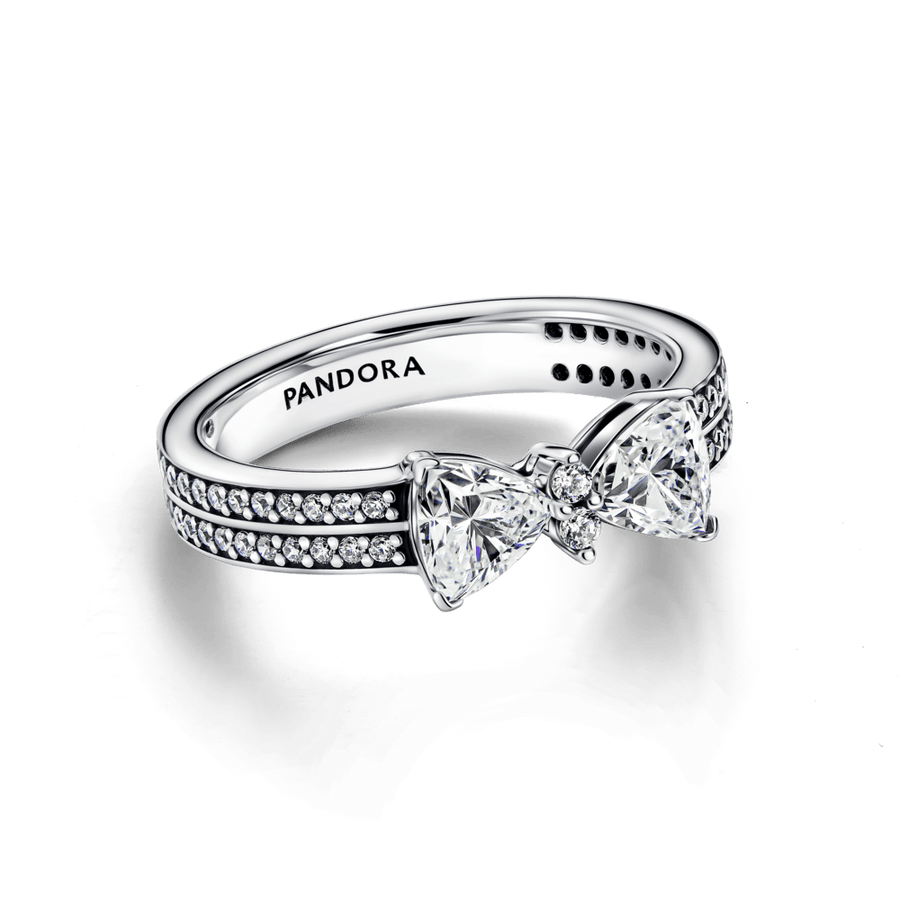 Mirdzoša tauriņa divrindu gredzens