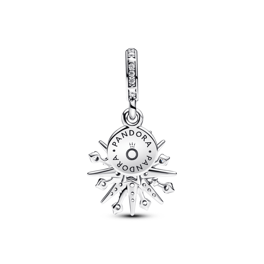 Mirdzošs dubultais uguņošanas amulets