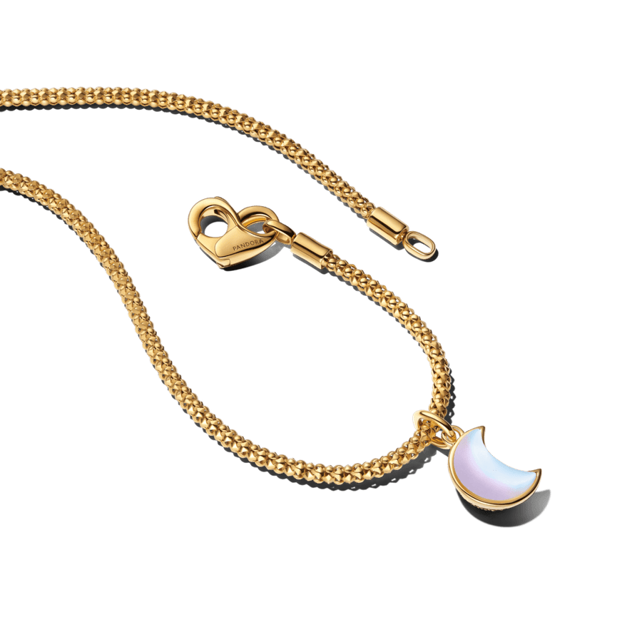 Mirdzošā pusmēness amulets