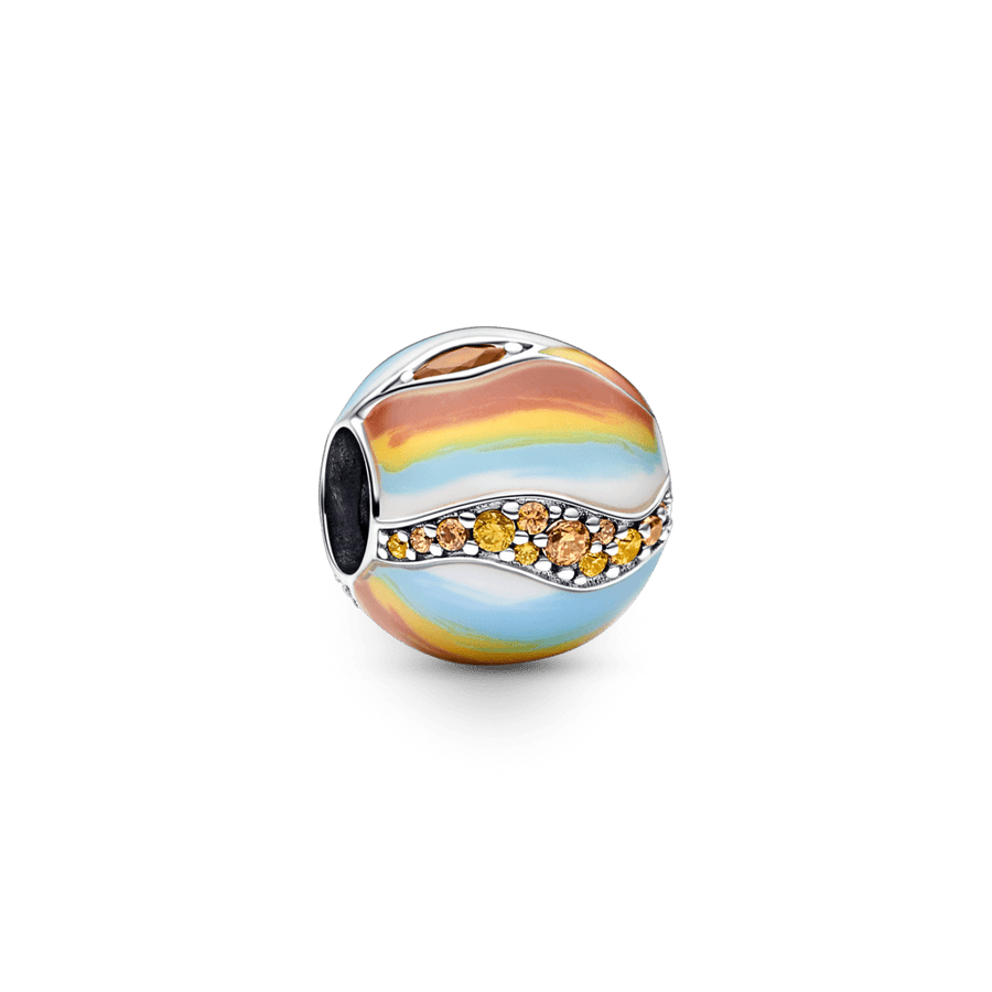 Planētas Jupiters mirdzošais amulets