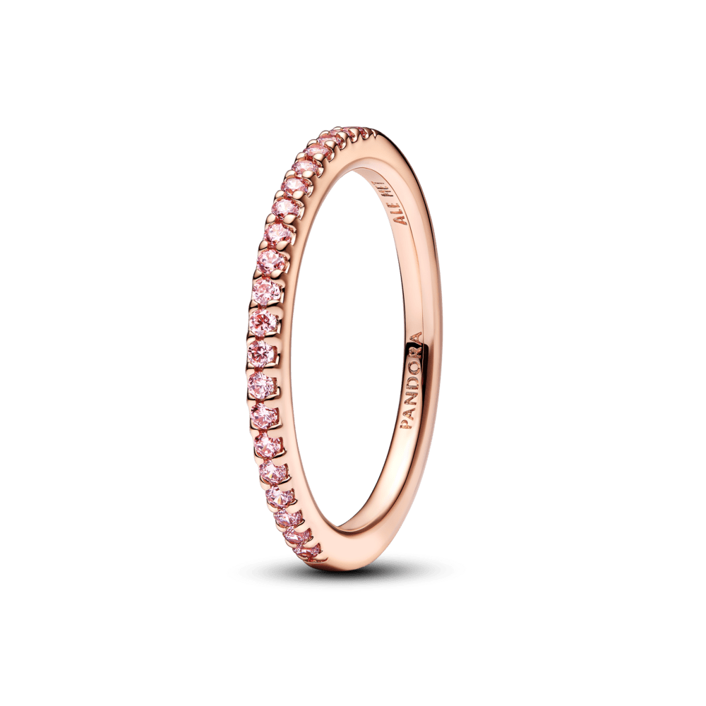 Mirdzošs rozā gredzens