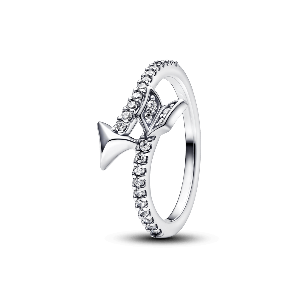 Mirdzošais bultas gredzens