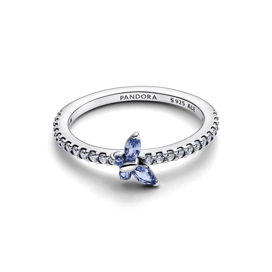 Mirdzošais tauriņa gredzens