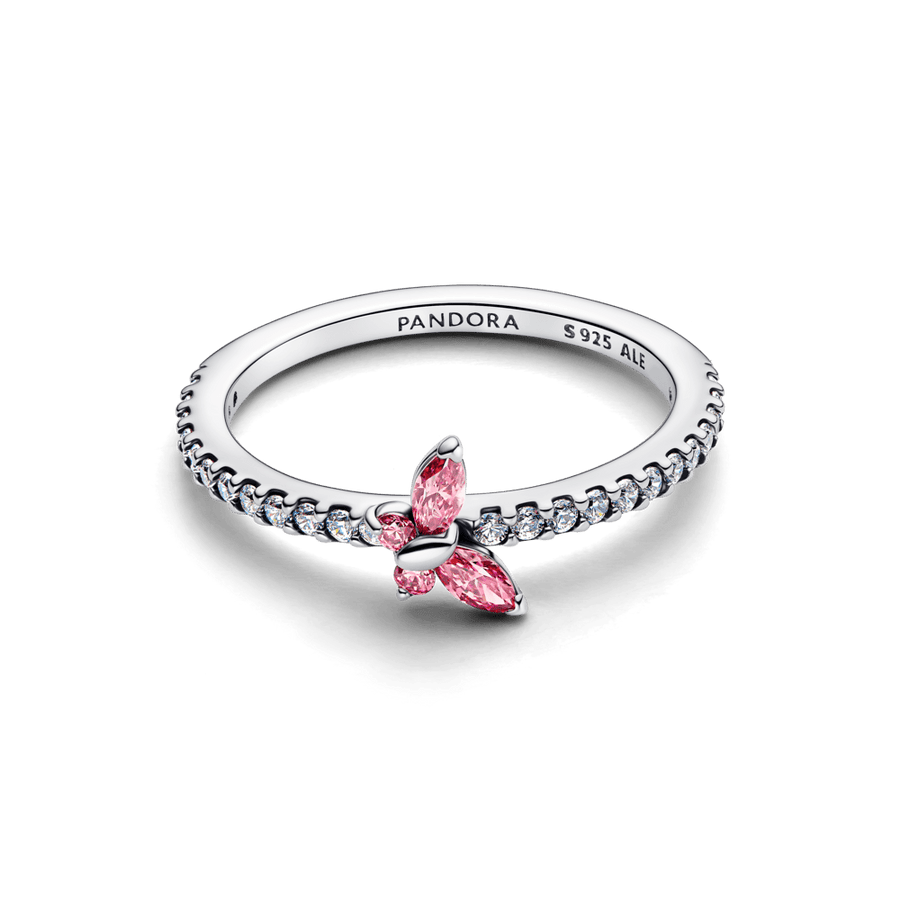 Mirdzošais tauriņa gredzens