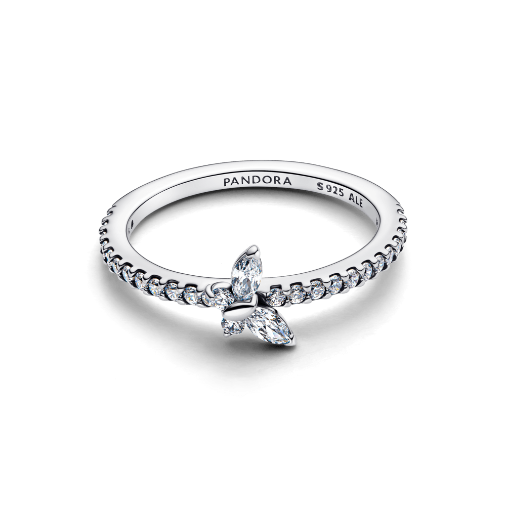 Mirdzošais tauriņa gredzens