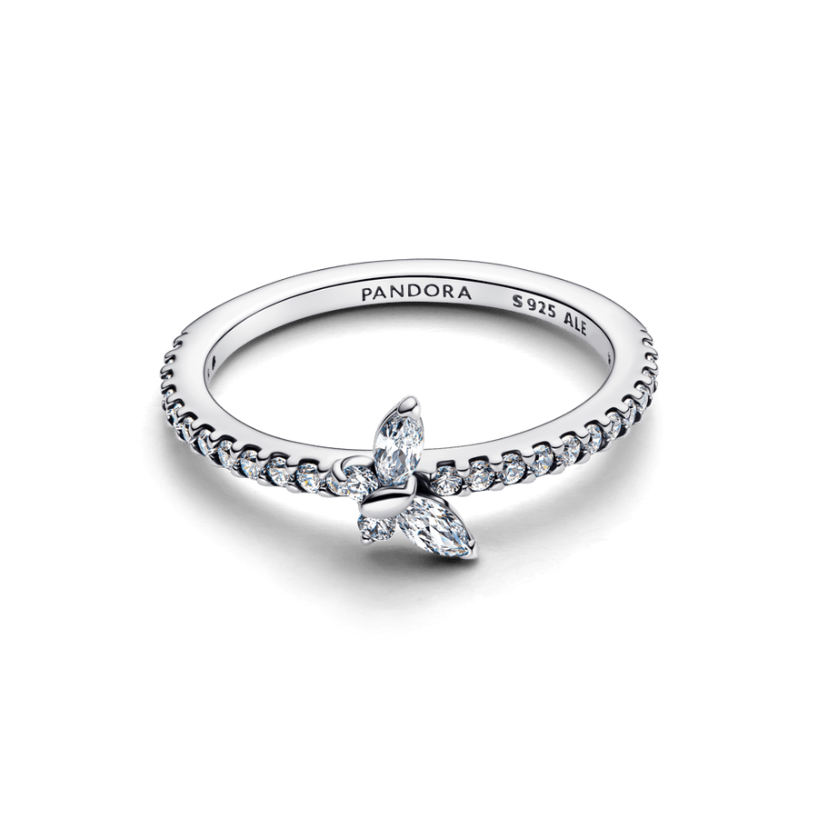 Mirdzošais tauriņa gredzens