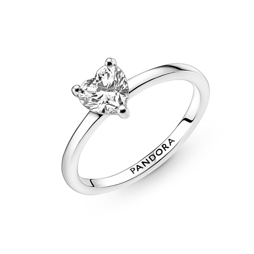 Mirdzošais gredzens ar vienu sirsniņformas akmentiņu