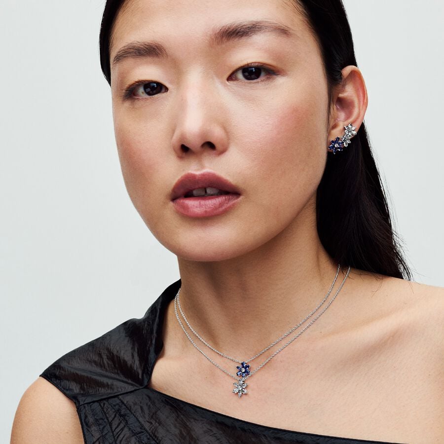 Dzirkstoši zilie Herbārija auskari