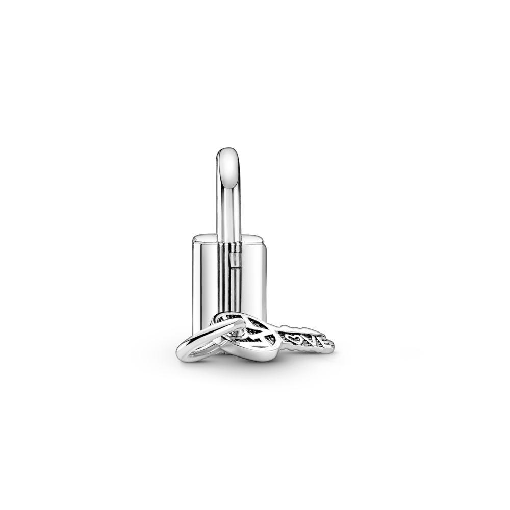 Piekarināmais slēdzenes un atslēgas amulets