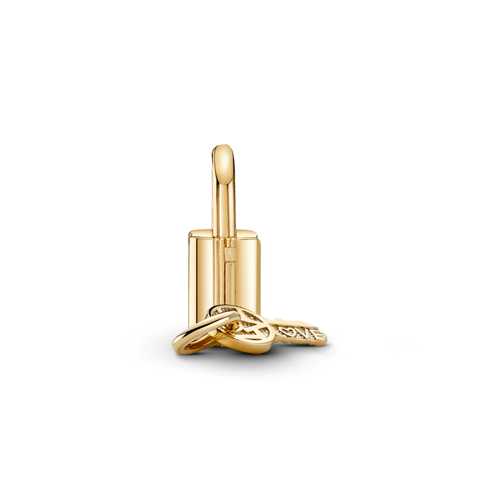 Piekarināmais slēdzenes un atslēgas amulets