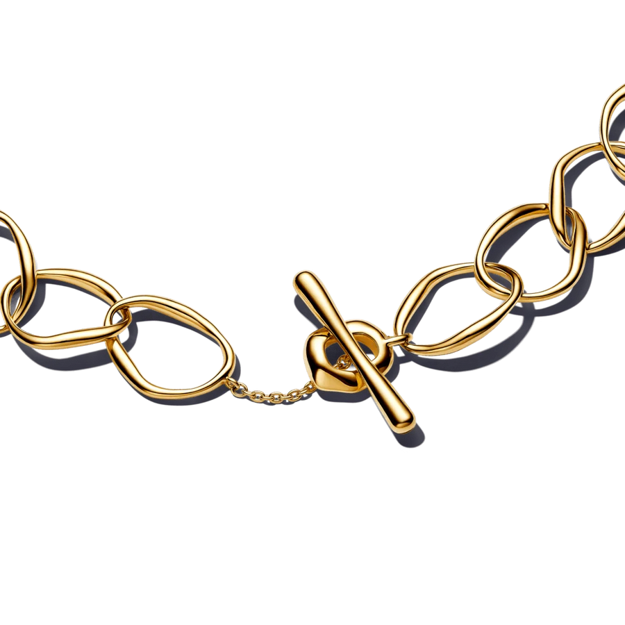 Organiskas formas savstarpēji savienotu posmu rokassprādze