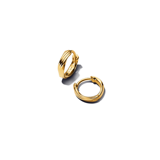 Savītie Huggie auskari