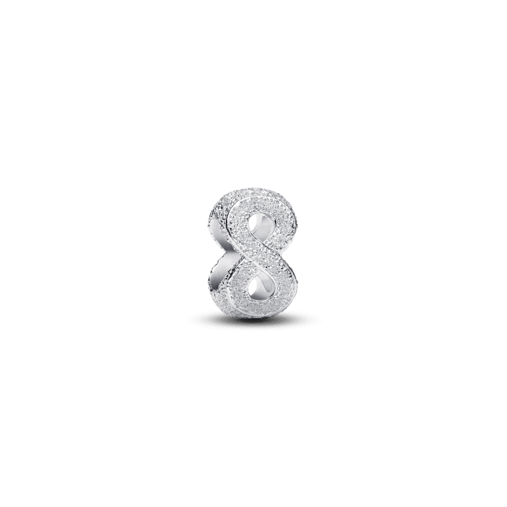 Teksturēts bezgalības simbola mini amulets