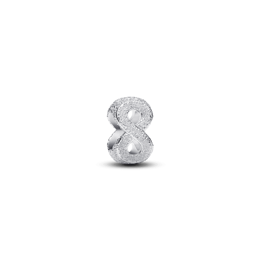 Teksturēts bezgalības simbola mini amulets