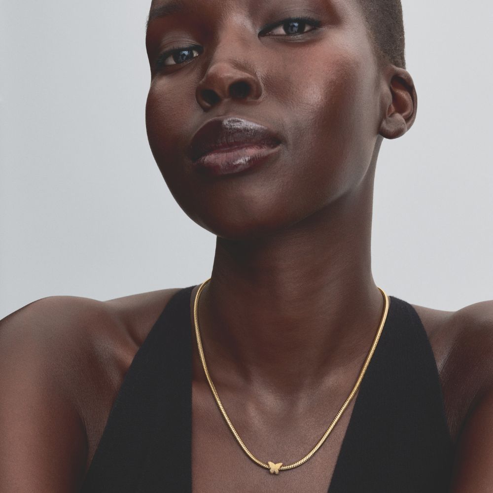 Teksturēts tauriņa mini amulets