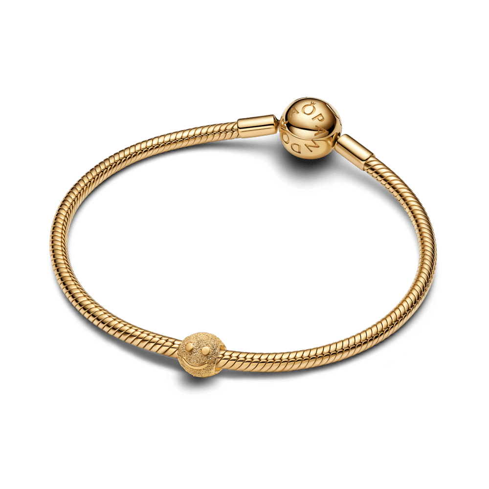 Teksturēts priecīgās sejas mini amulets