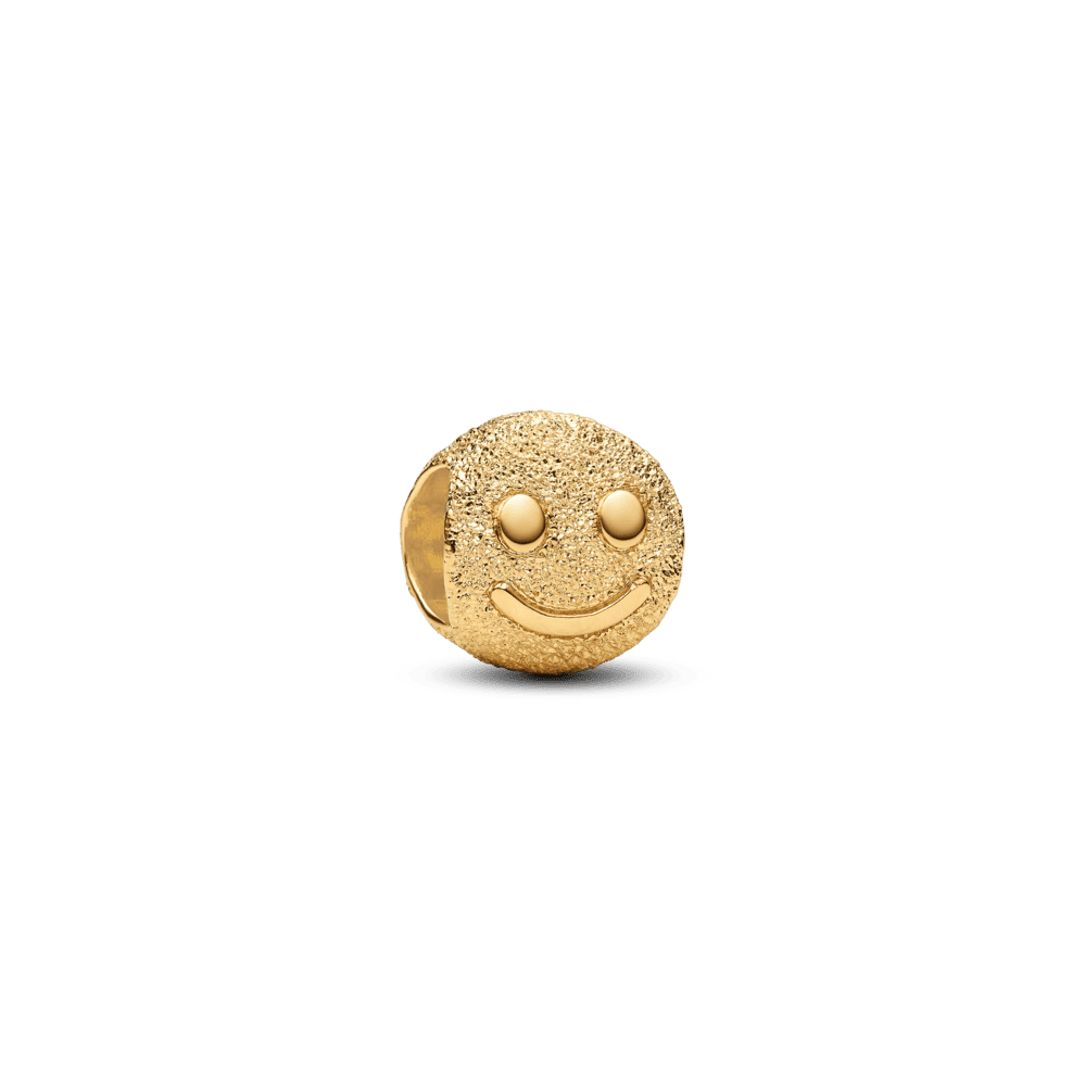 Teksturēts priecīgās sejas mini amulets