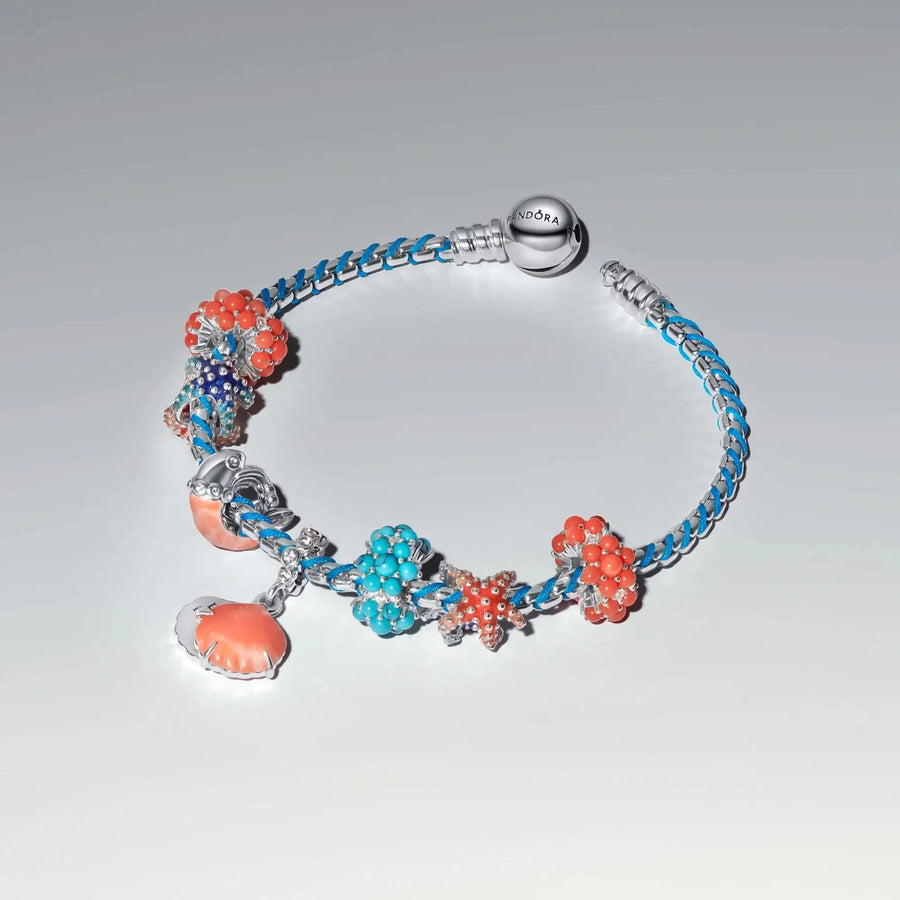 Krāsains jūras zvaigznes mini amulets