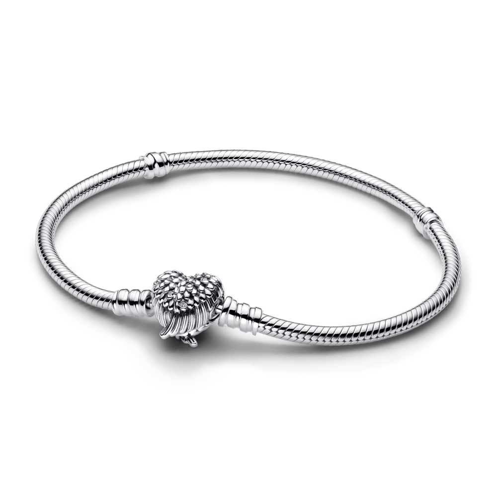 Sirds spārnu aizdares čūskas ķēdes rokassprādze