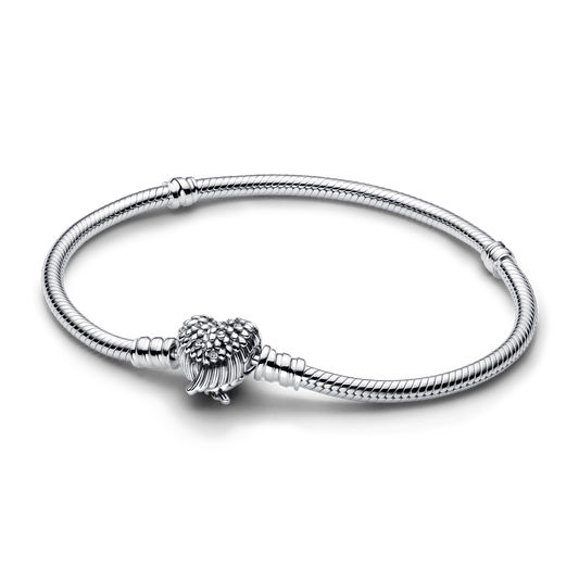 Sirds spārnu aizdares čūskas ķēdes rokassprādze