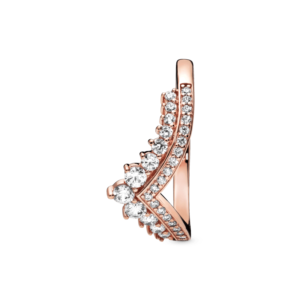 Princešu Wishbone gredzens