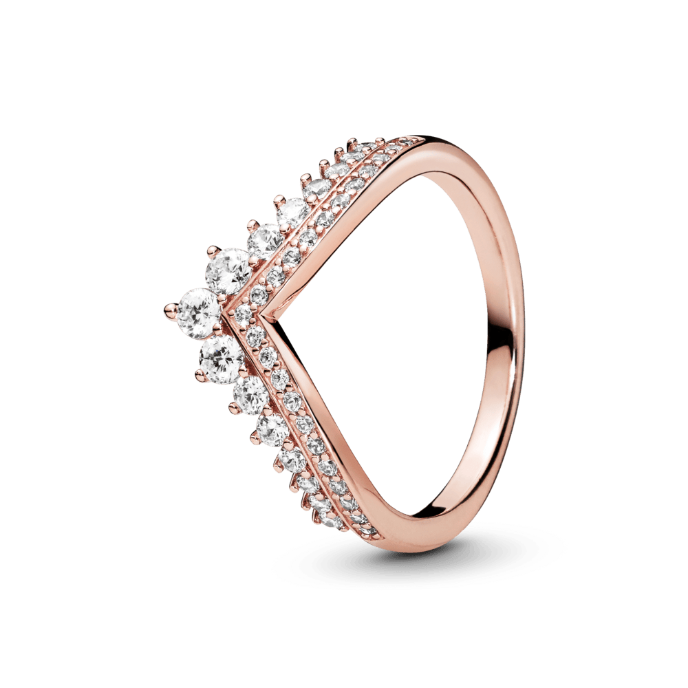 Princešu Wishbone gredzens