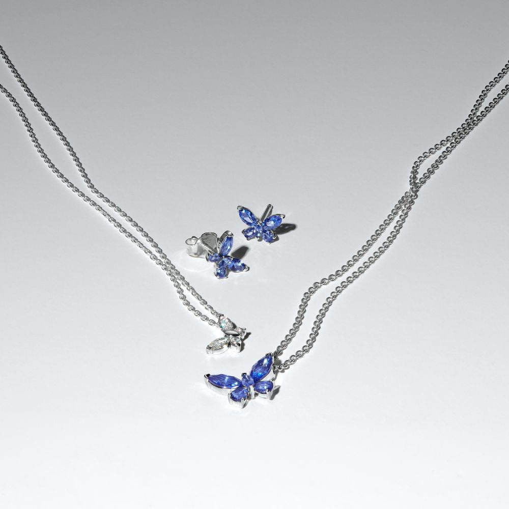 Tauriņa kniedes auskari