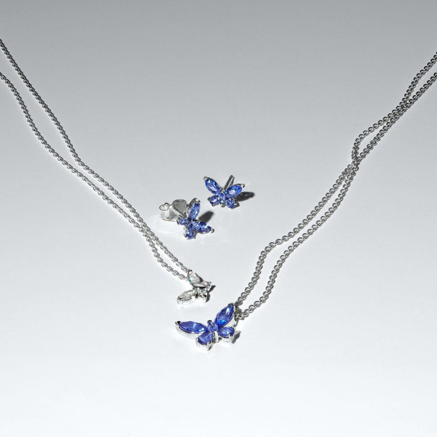 Tauriņa kniedes auskari