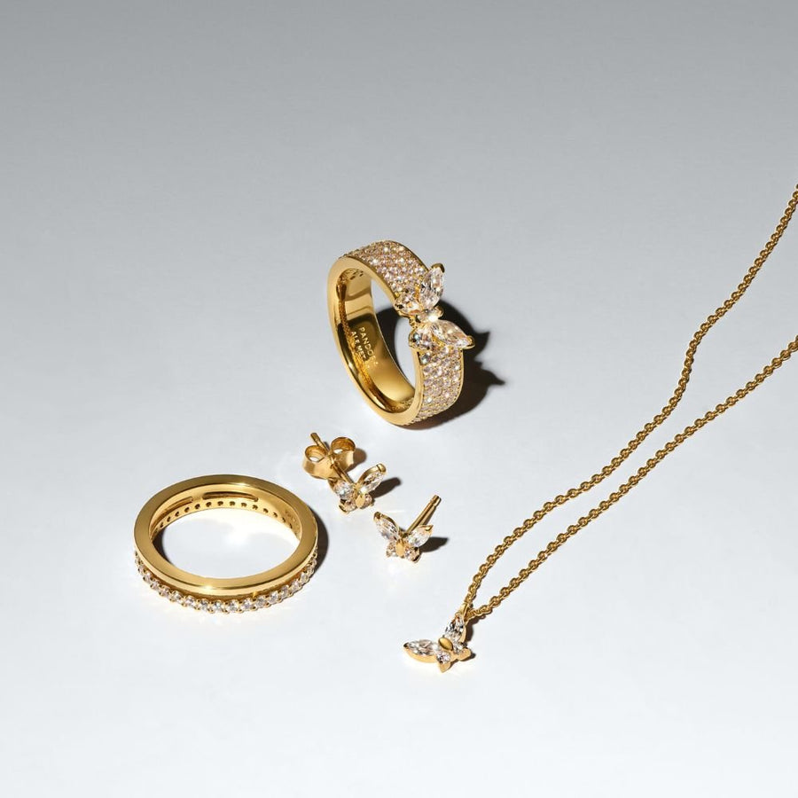 Tauriņa kniedes auskari