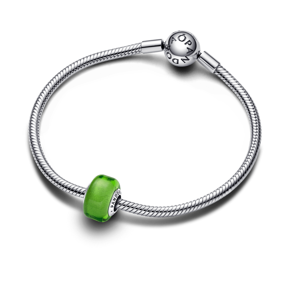 Zaļš mini Murano stikla amulets