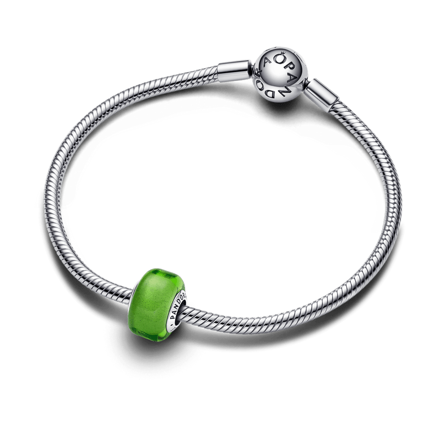 Zaļš mini Murano stikla amulets